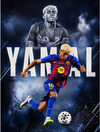 Yamal Barcelona Canvas Poster 70cm x 50cm