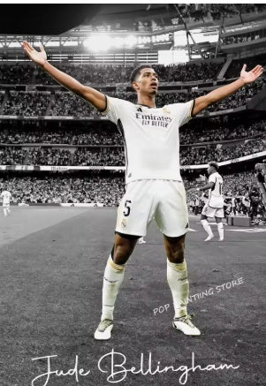 Bellingham Real Madrid Canvas Poster 45X30cm