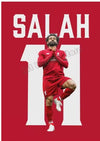 M Salah Canvas Poster 90X60cm
