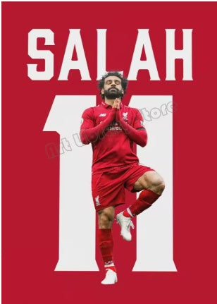 M Salah Liverpool Canvas Poster 45X30cm