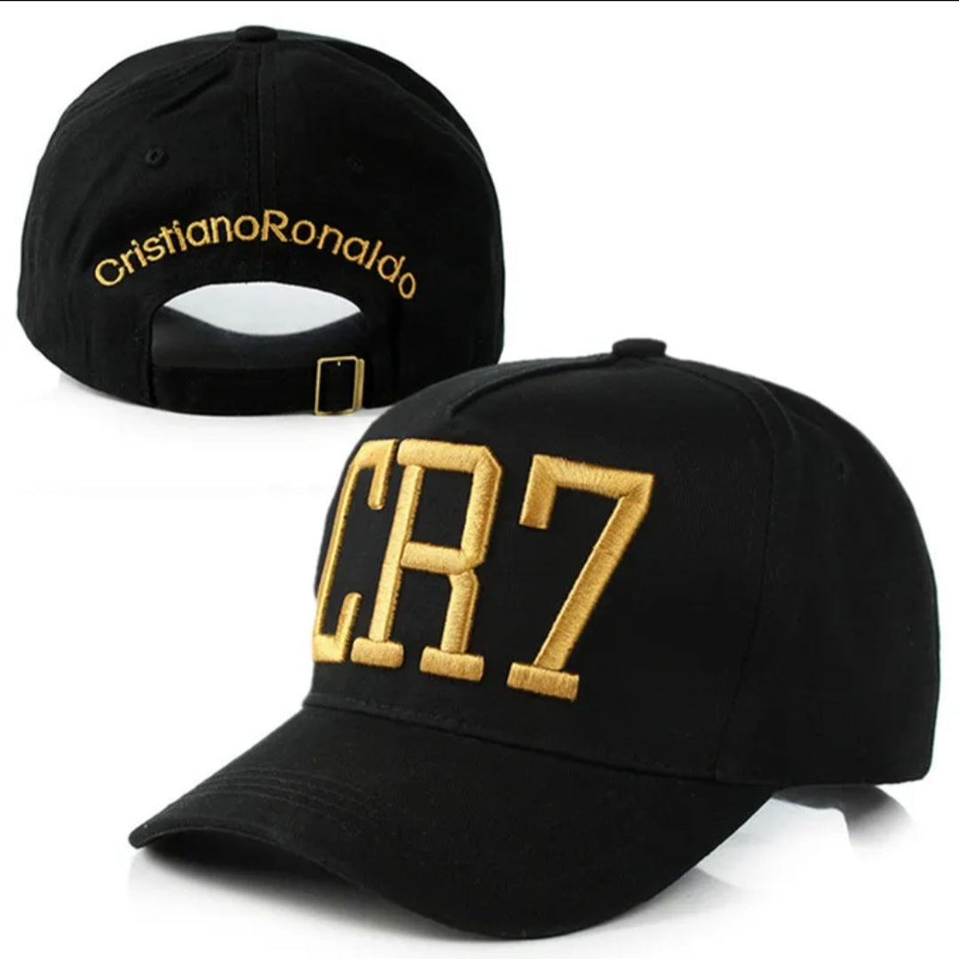 Ronaldo CR7 Cap - Black/Gold