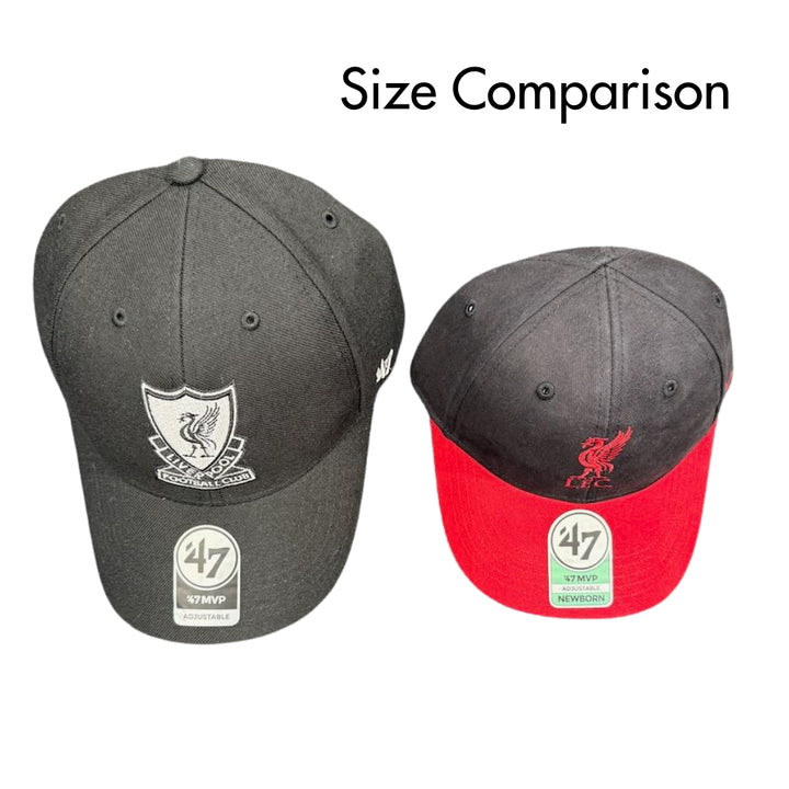 Liverpool 47 Brand MVP Newborn Baseball Cap Black Red