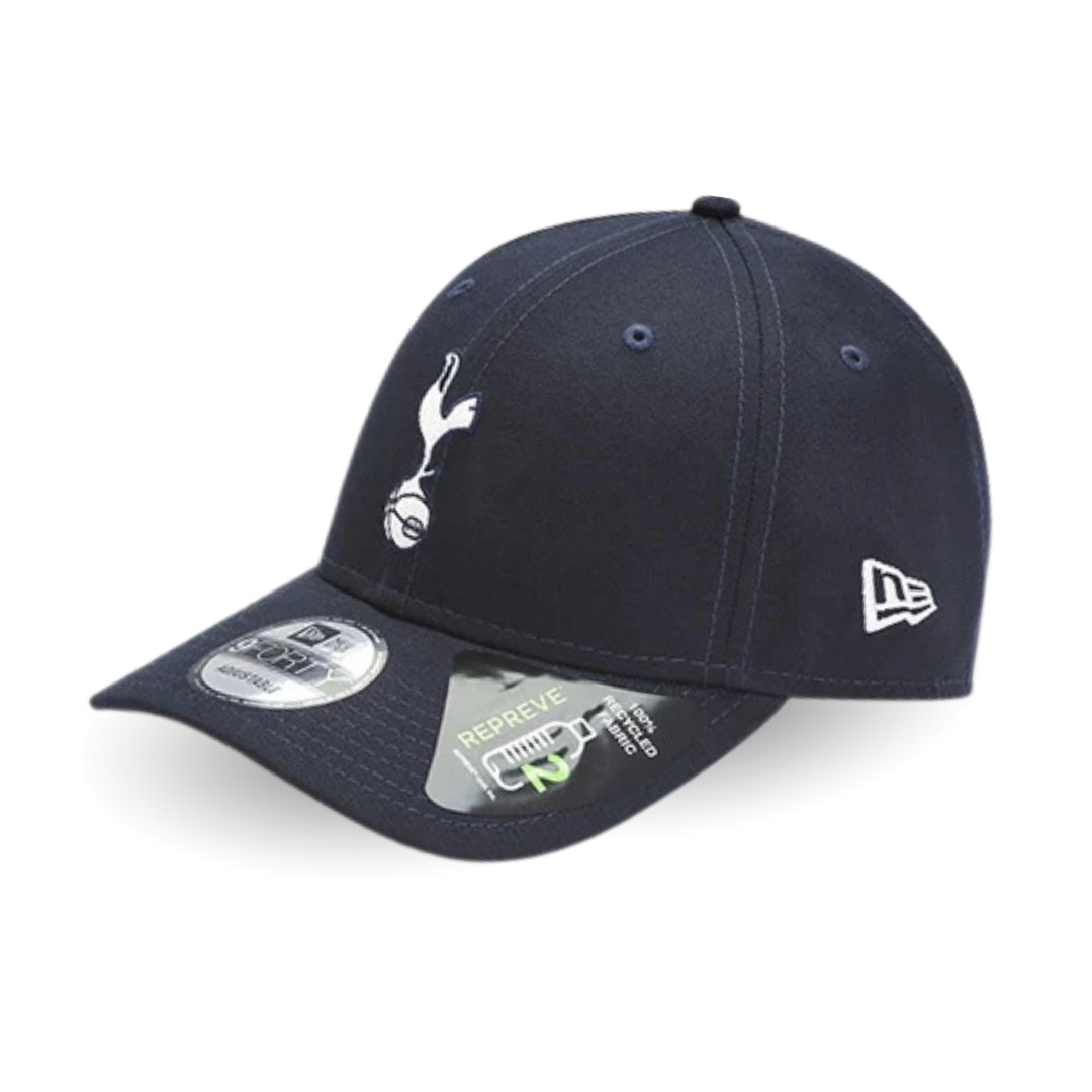 Navy blue cap with a logo on a white background