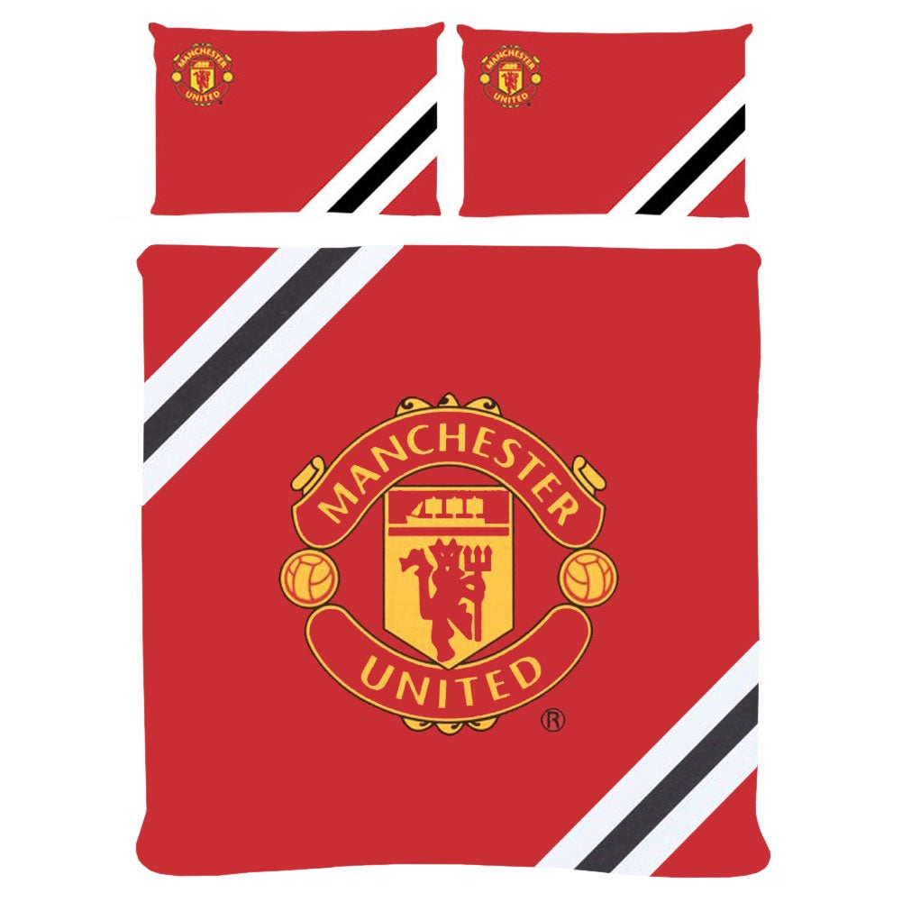 Manchester United FC Core Stripe Double Duvet Set – Soccer United NZ
