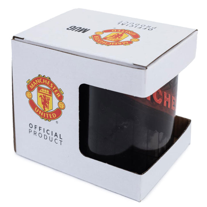 Manchester United Old Traffod Mug - Black