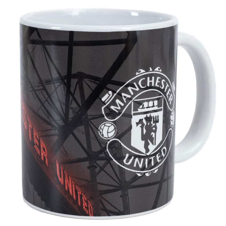 Manchester United Old Traffod Mug - Black