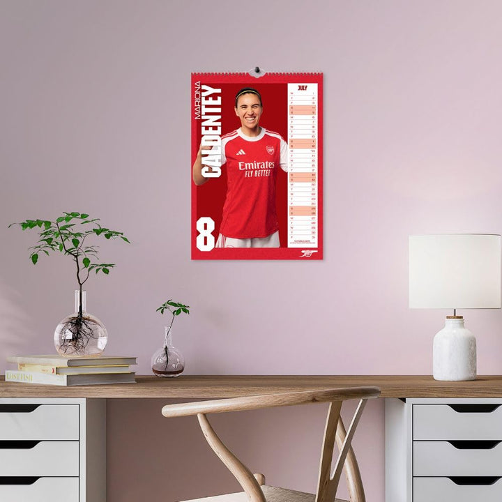 Arsenal Womens FC A3 Calendar 2026