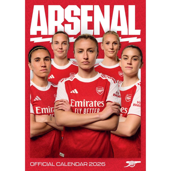 Arsenal Womens FC A3 Calendar 2026