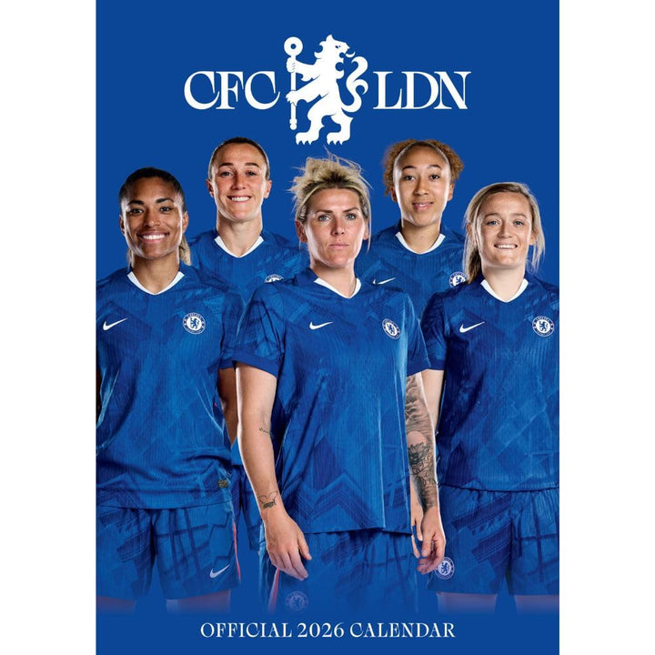 Chelsea Womens FC A3 Calendar 2026