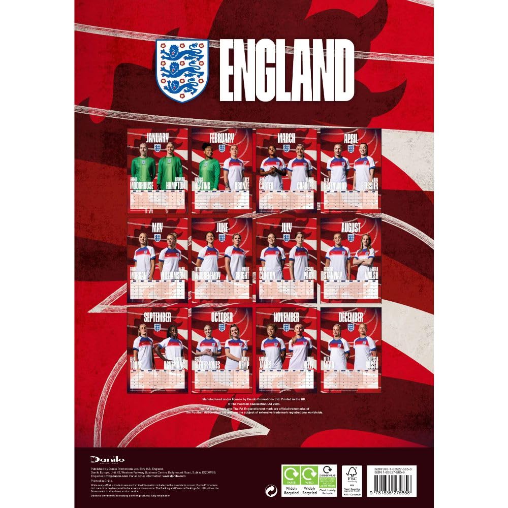 England Womens FA A3 Calendar 2026