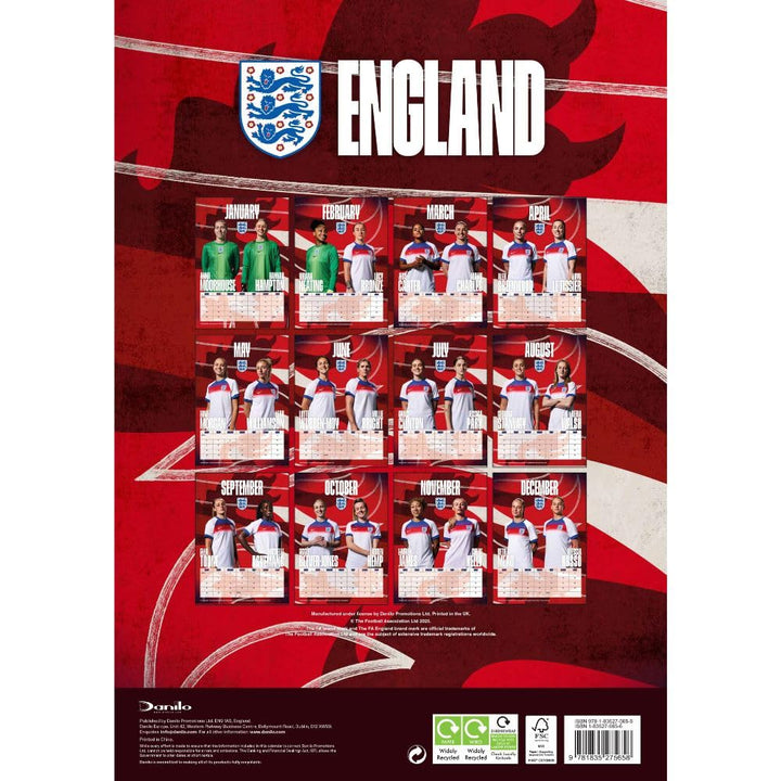 England Womens FA A3 Calendar 2026