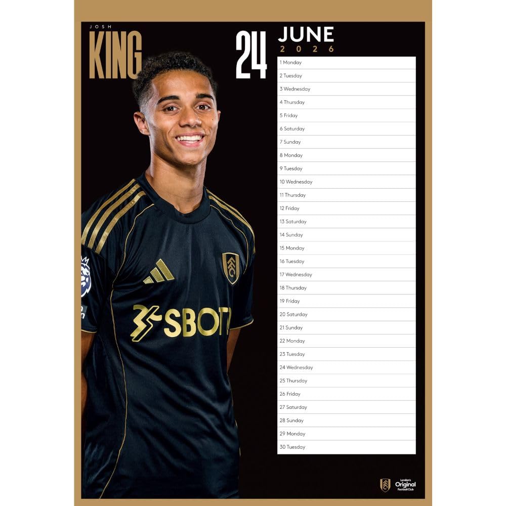 Fulham FC AC Calendar 2026