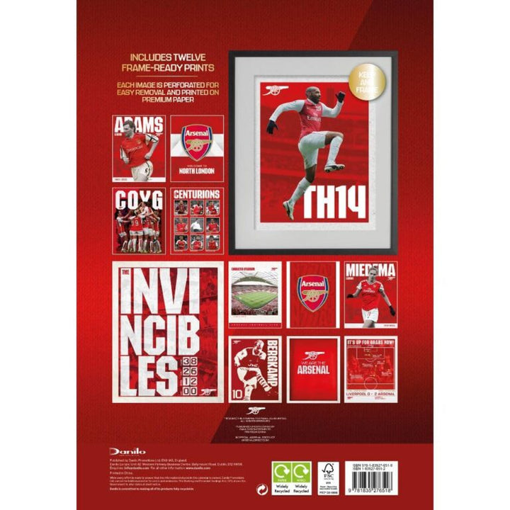 Arsenal FC Deluxe Calendar 2026