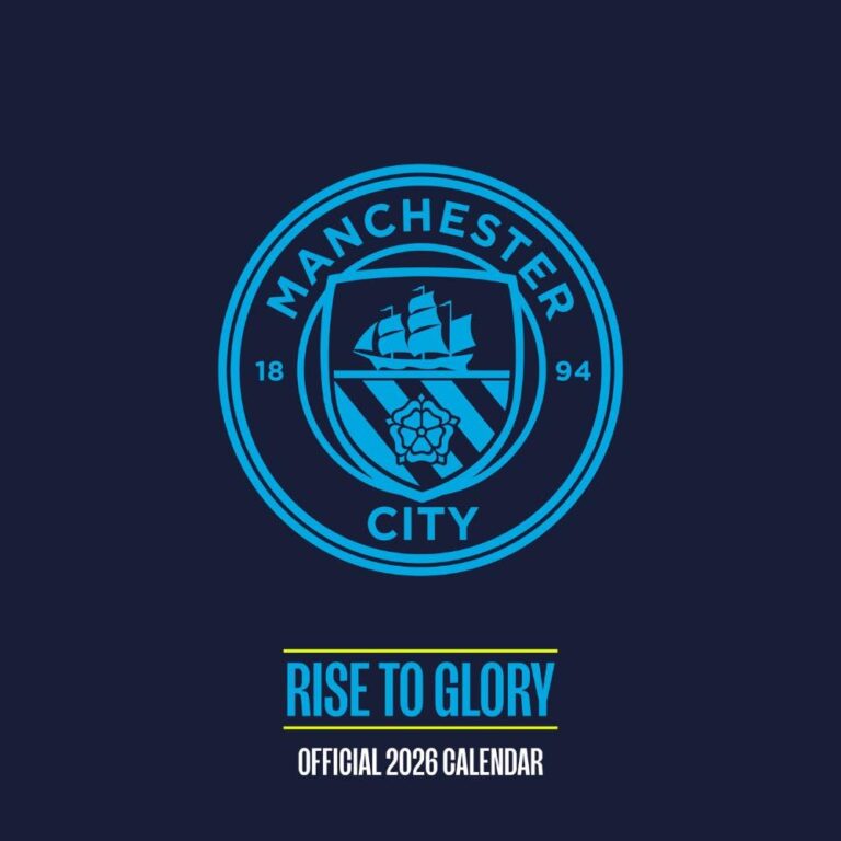 Manchester City FC Calendar & Diary Musical Gift Box 2026