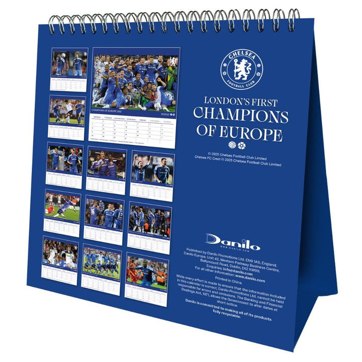 Chelsea 2026 Desktop Calendar
