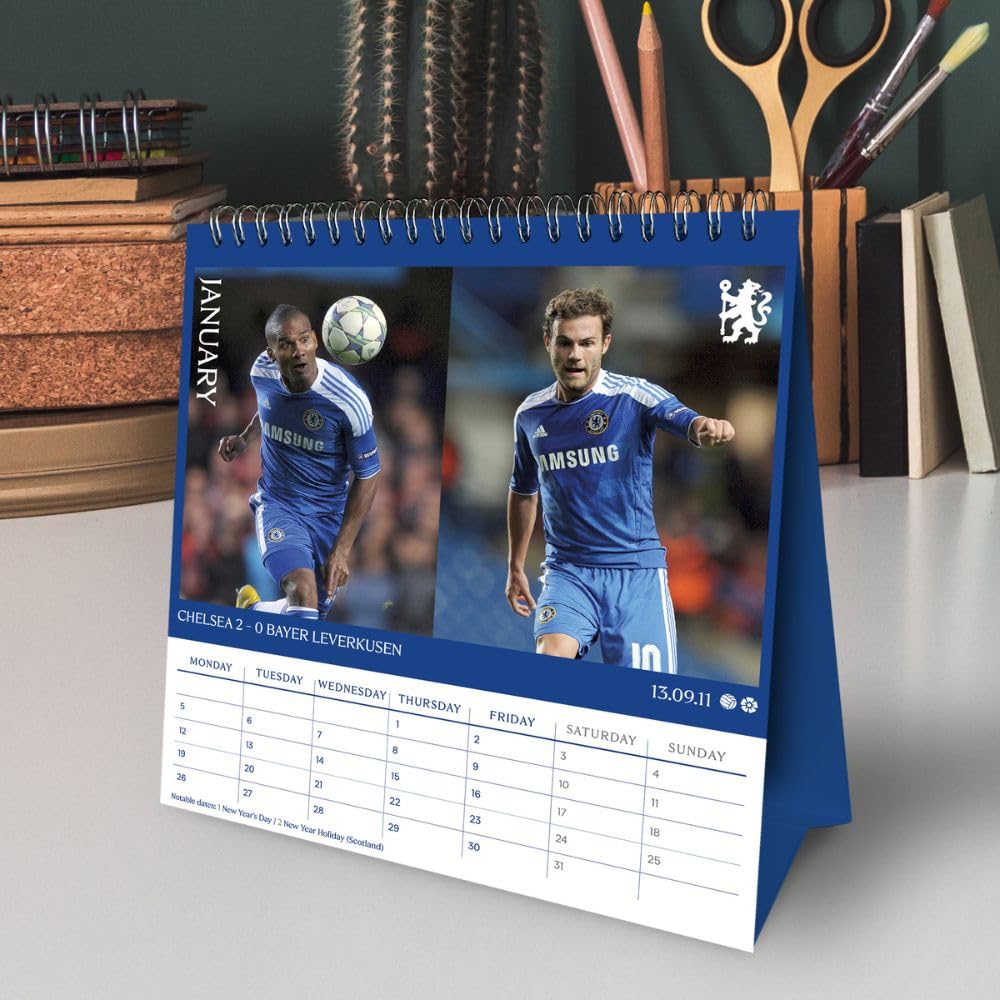Chelsea 2026 Desktop Calendar