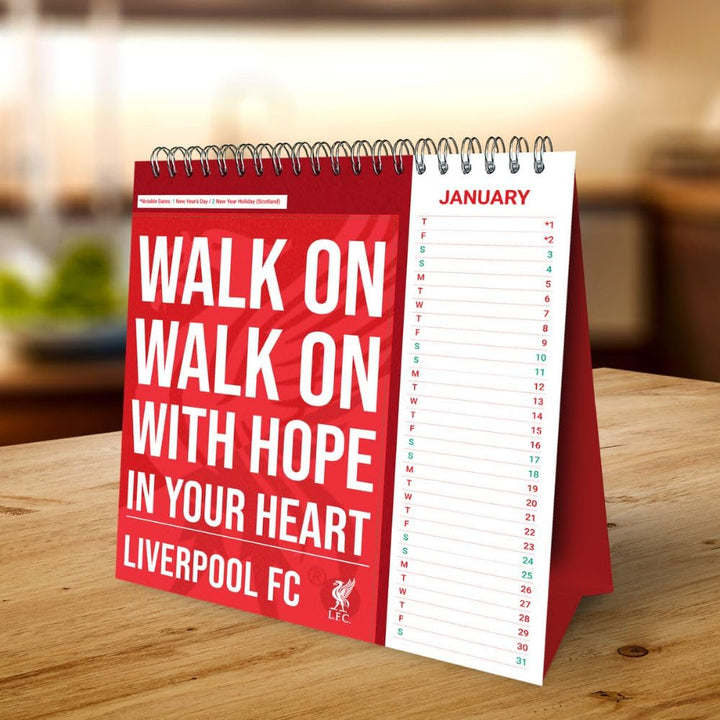 Liverpool 2026 Desktop Calendar