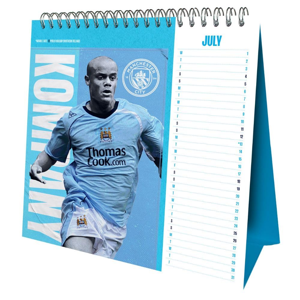 Manchester City 2026 Desktop Calendar