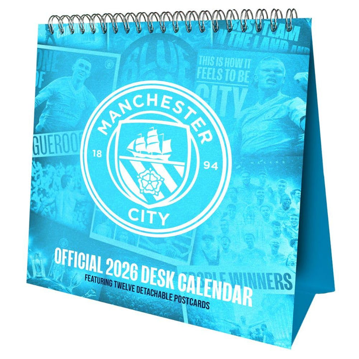 Manchester City 2026 Desktop Calendar