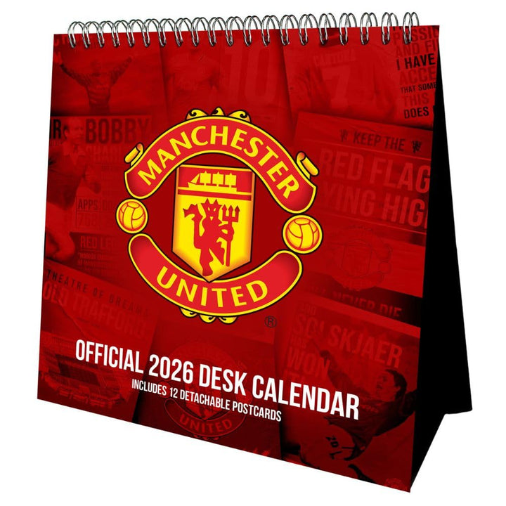 Manchester United 2026 Desktop Calendar