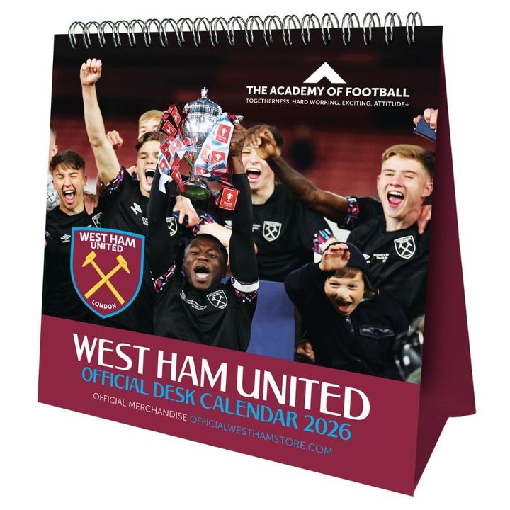 West Ham United 2026 Desktop Calendar