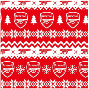 Arsenal FC Christmas Gift Wrap