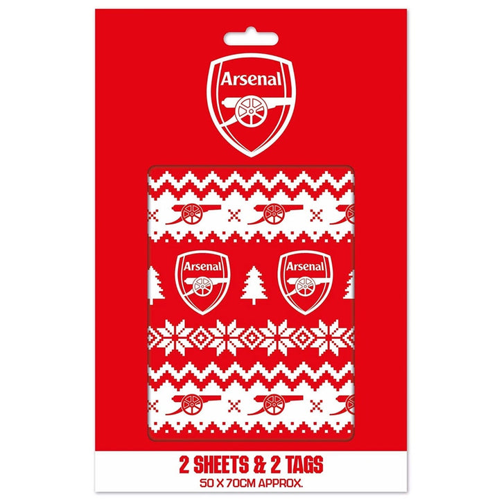 Arsenal FC Christmas Gift Wrap