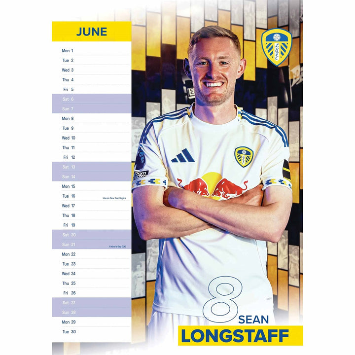 Leeds United FC A3 Calendar 2026