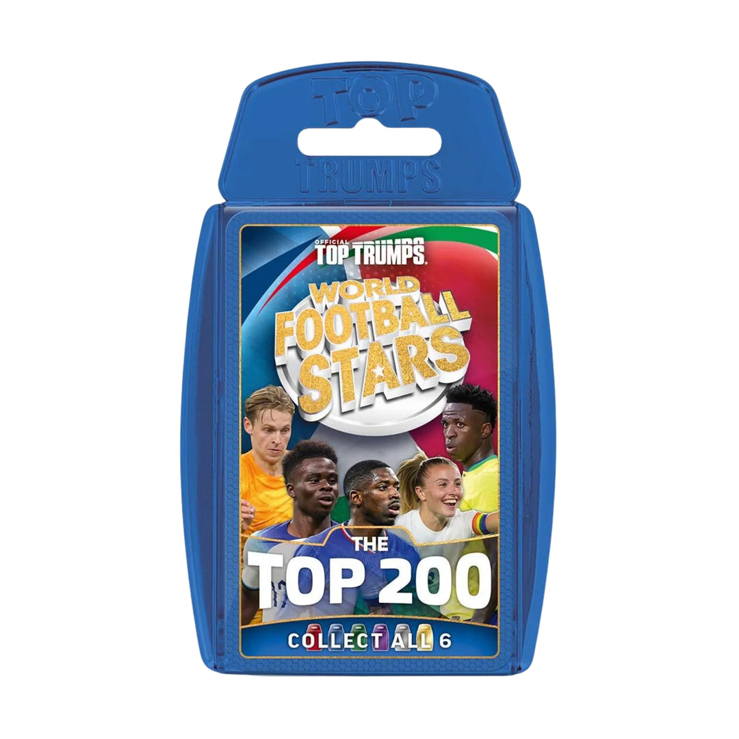 Top Trumps World Football Stars Top 200 Card Game – Chrome Blue