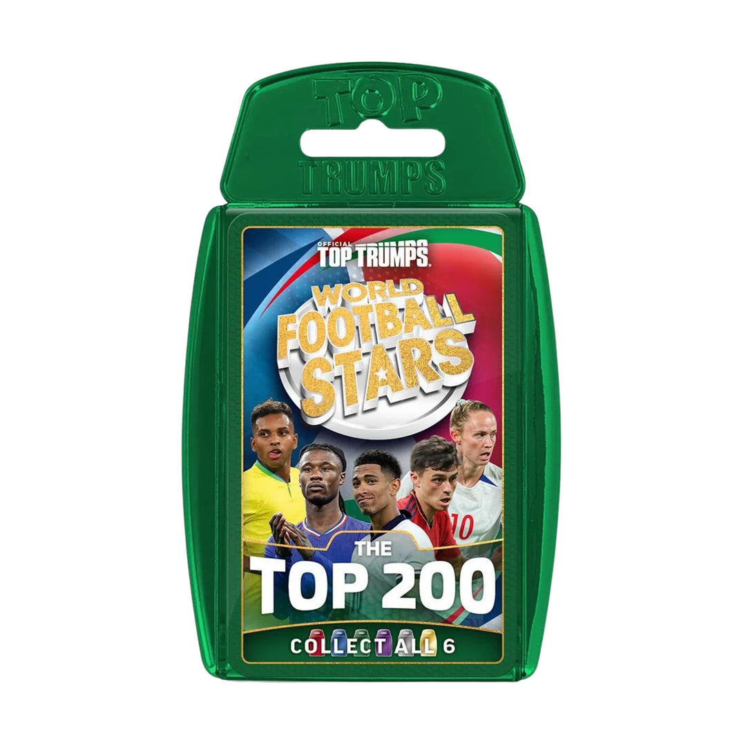 Top Trumps World Football Stars Top 200 Card Game – Chrome Green