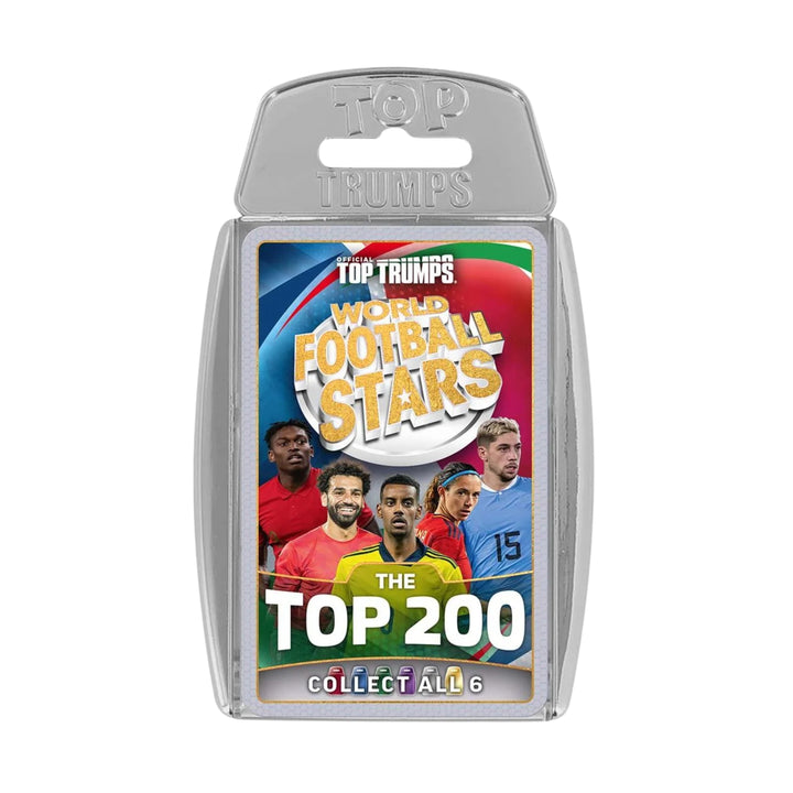 Top Trumps World Football Stars Top 200 Card Game – Chrome Silver