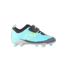 Lotto Monza FG CL Velcro Jnr  Boots– Turquoise / Charcoal
