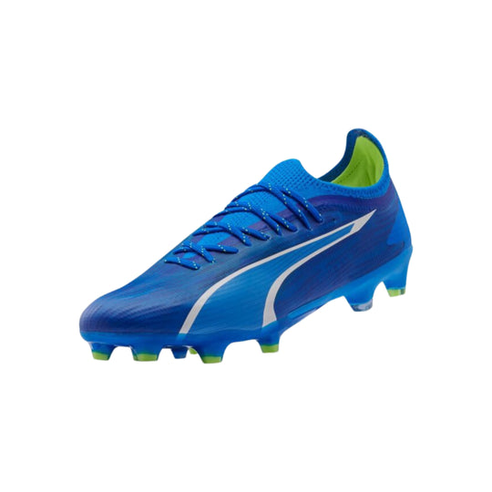 Puma Ultra Ultimate FG/AG Boots ULTRA BLUE/PRO GREEN Soccer United NZ