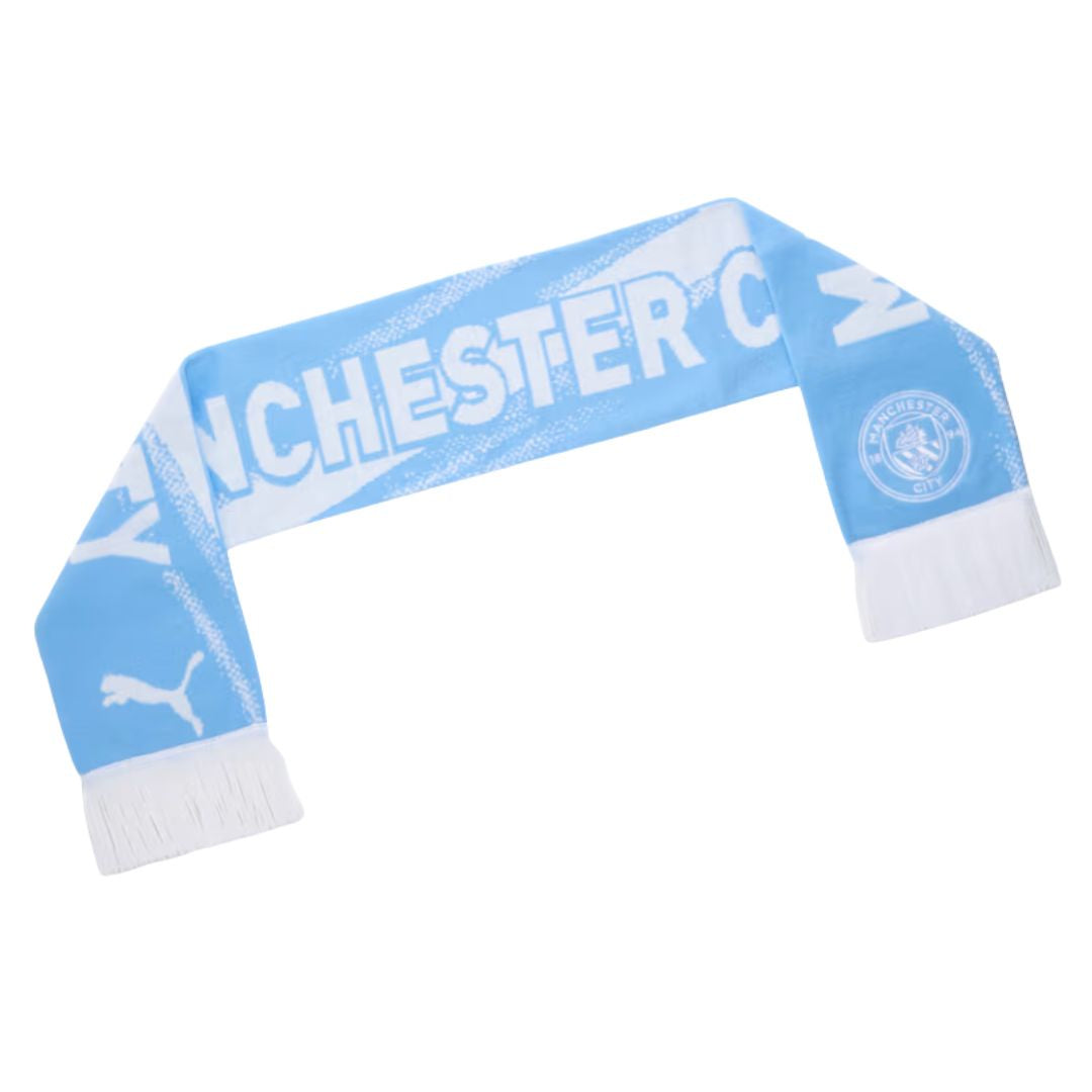 Manchester City Scarf 25/26 - Team Light Blue/Puma White