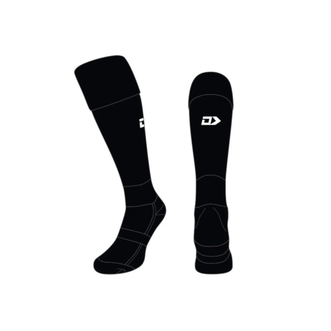 Dynasty Turnover Socks - BLACK