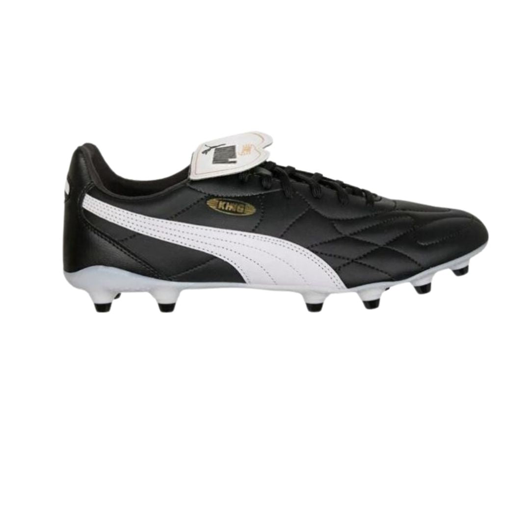 Puma King Top FG/AG Boots - PUMA BLACK/PUMA WHITE/PUMA GOLD