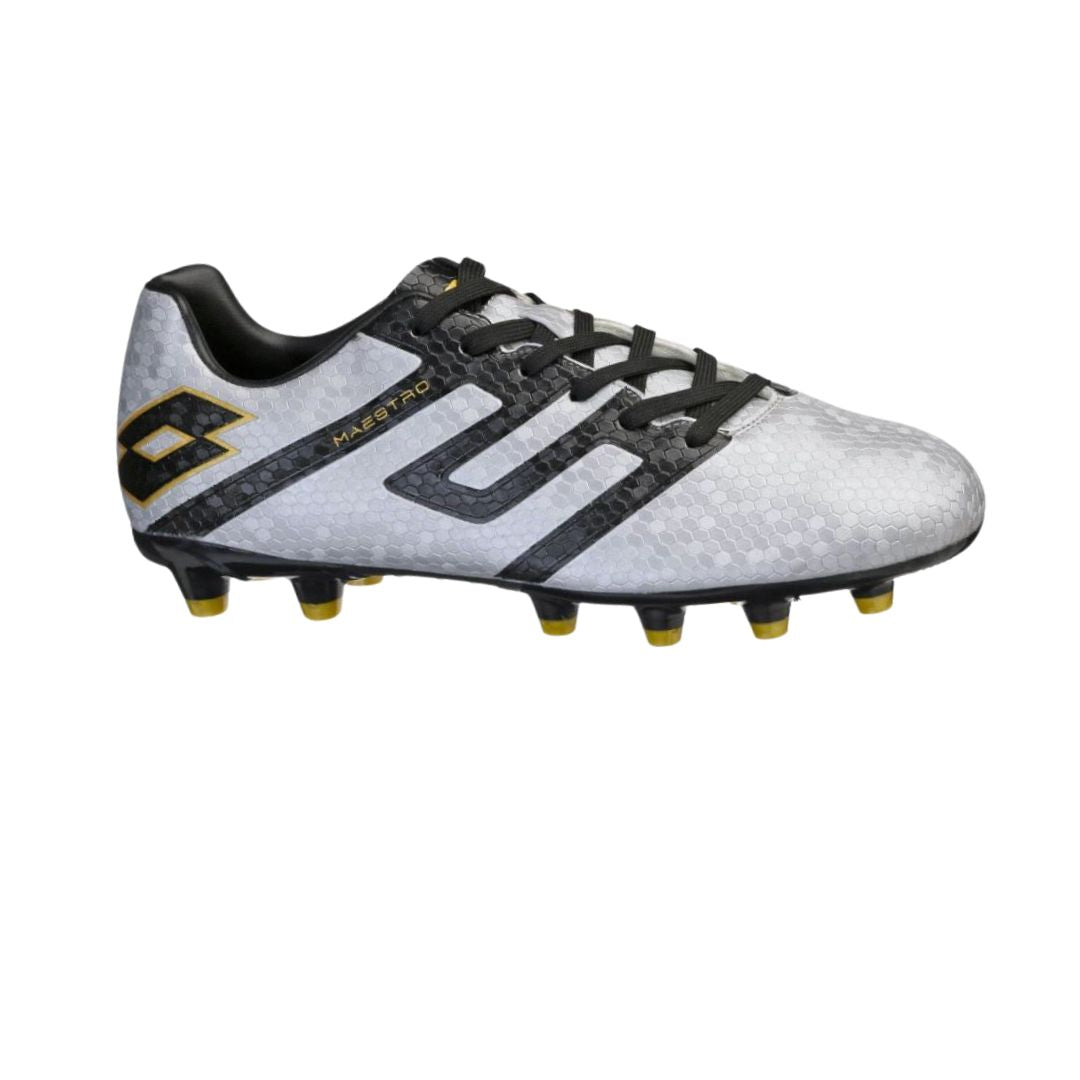 Lotto Maestro 705 Junior Football Boots -  GREY/BLACK/GOLD