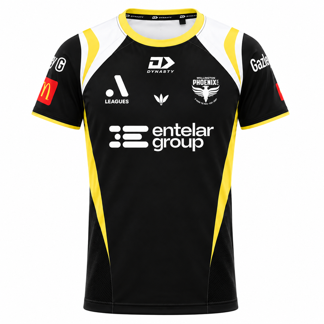 A-League Wellington Phoenix 2026 Replica Home Jersey Unisex - Black