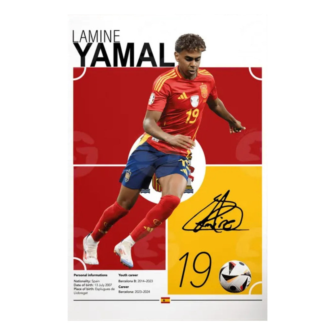 Yamal Canvas Poster 70cm x 50cm