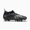 Puma Future 8 Match FG/AG Jr - Black / Cool-Gray / Fluro-Green