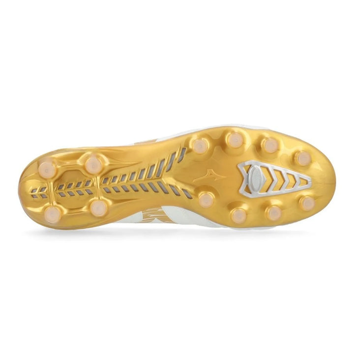 Mizuno Morelia Neo IV Beta Elite FG Bright Gold - White/Gold/Cool Gray