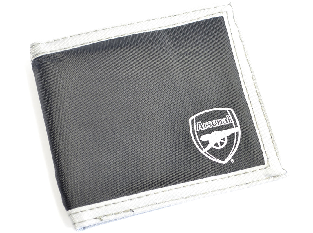Arsenal Multi Pocket Black Canvas Wallet