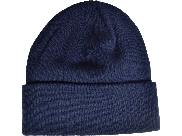 Arsenal Crest Turn Up Knitted Hat - Navy