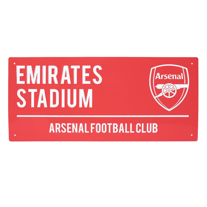 Arsenal FC Street Sign - Red / White