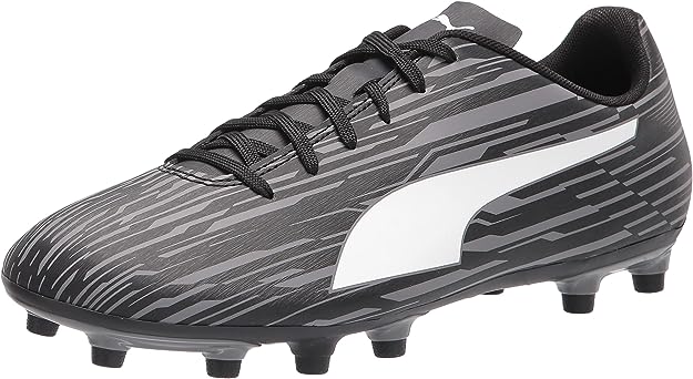 Rapido III FG/AG Jnr Boots - BLACK/WHITE