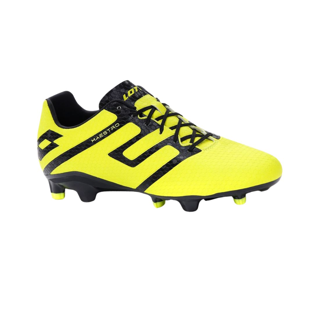 Lotto Maestro 700 IV FG Junior Football Boots - YELLOW/BLACK