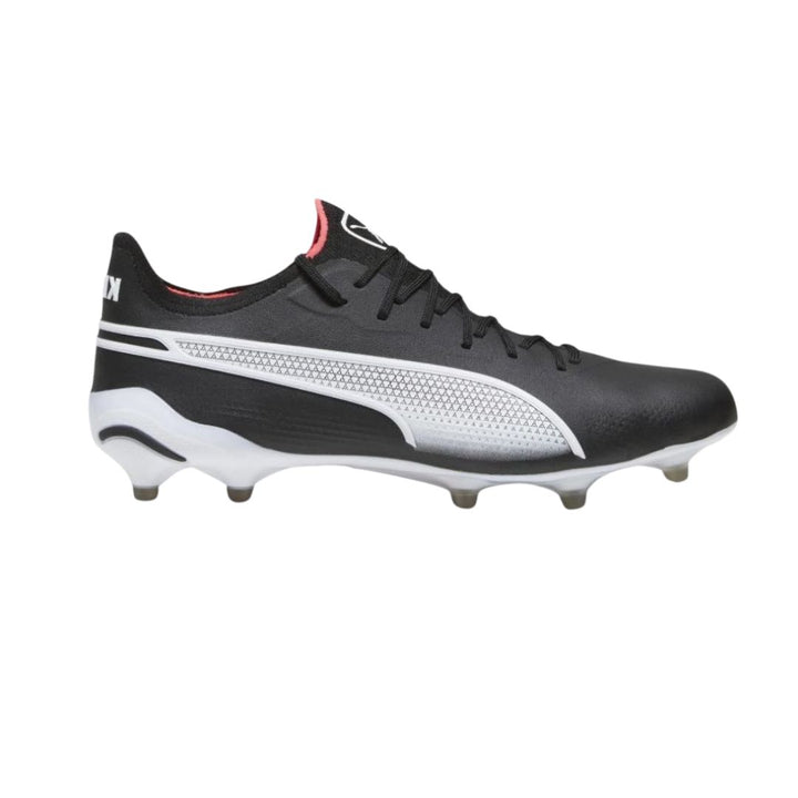 Puma King Ultimate FG/AG Boots - PUMA BLACK/PUMA WHITE/FIRE ORCHARD