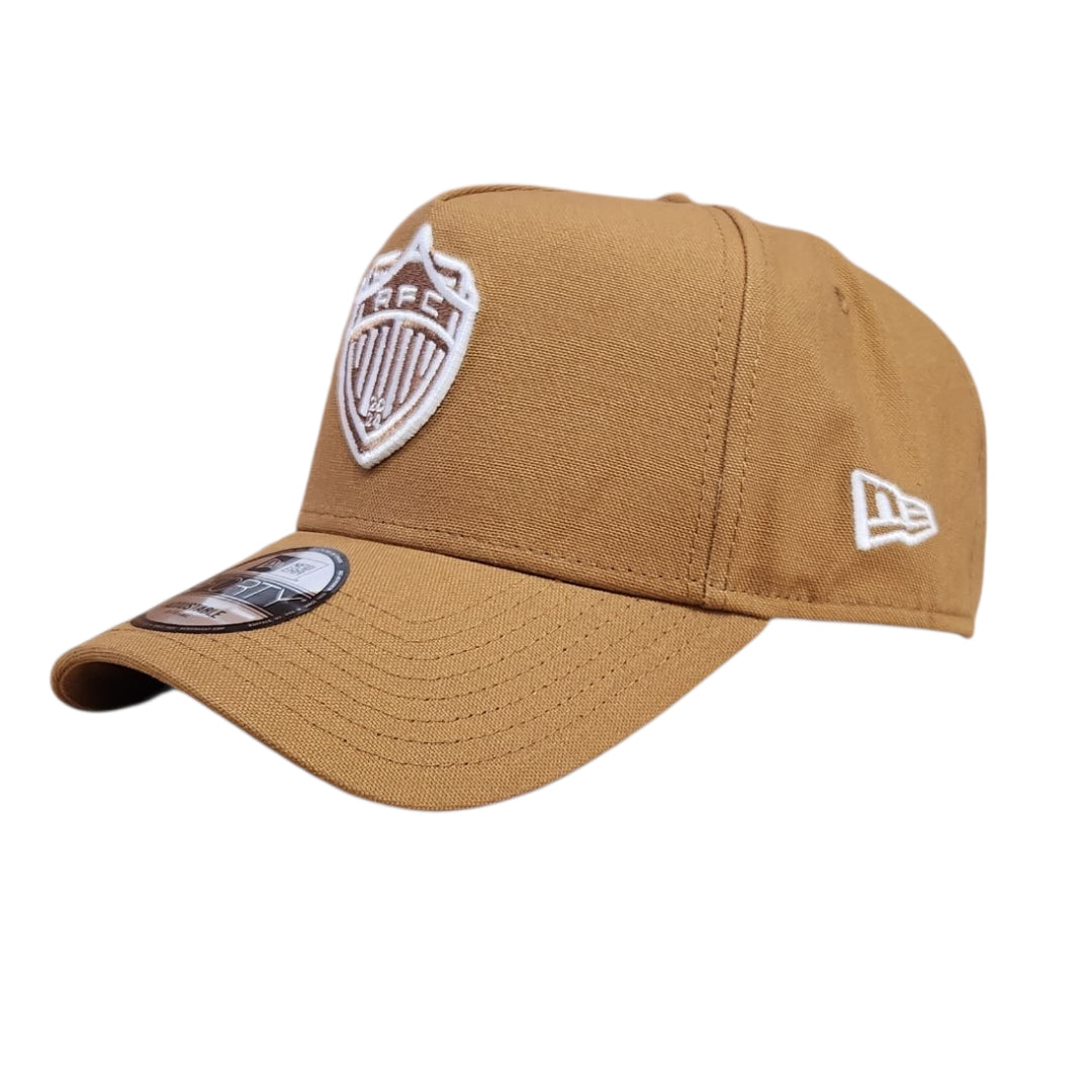 Auckland FC New Era 9Forty Grey Snapback Cap - Brown