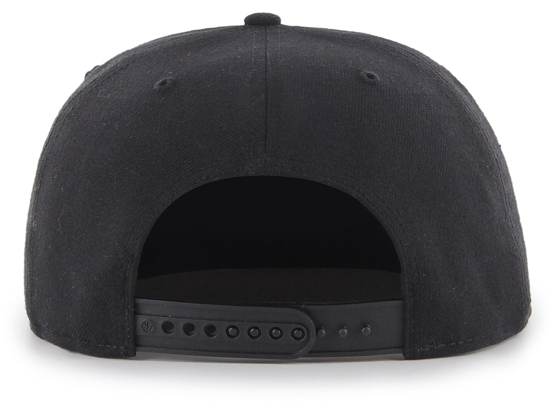 Liverpool 47 Brand Captain Baseball Cap Snapback Black Metallic