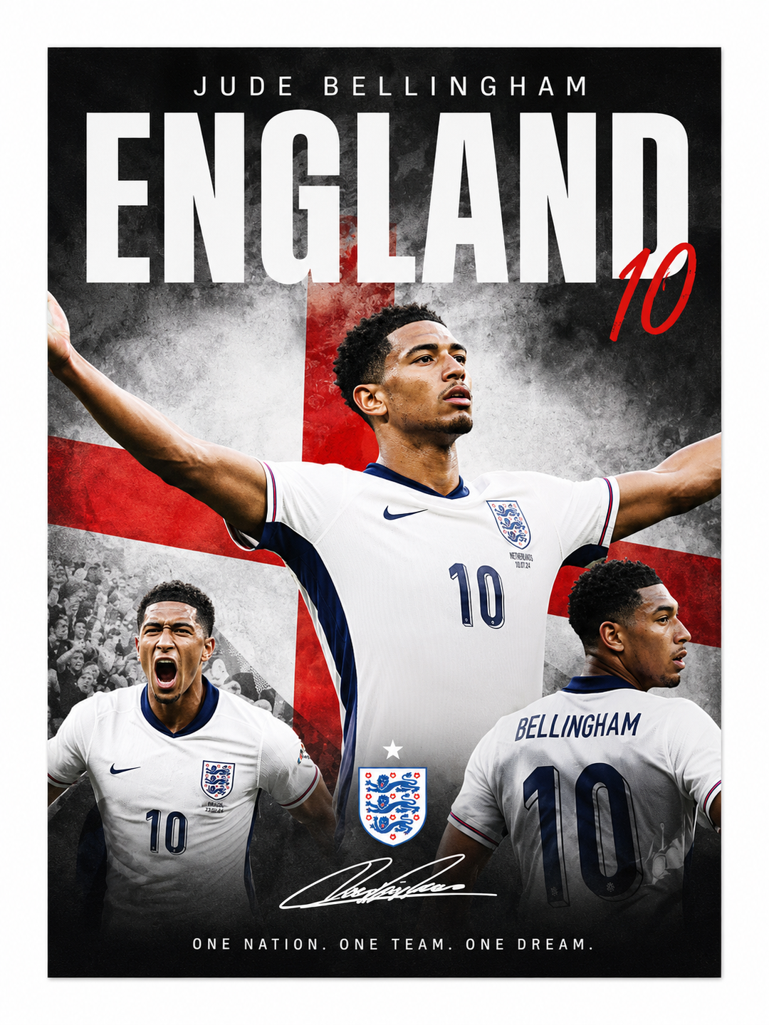 Jude Bellingham Canvas Poster 42X30cm